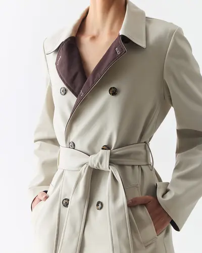 Greta Trench Coat Dupla Face