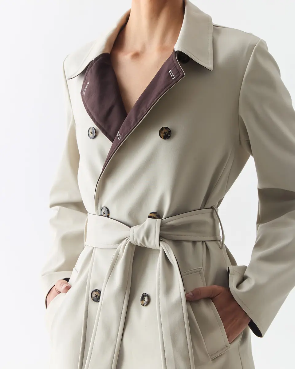 Greta Trench Coat Dupla Face