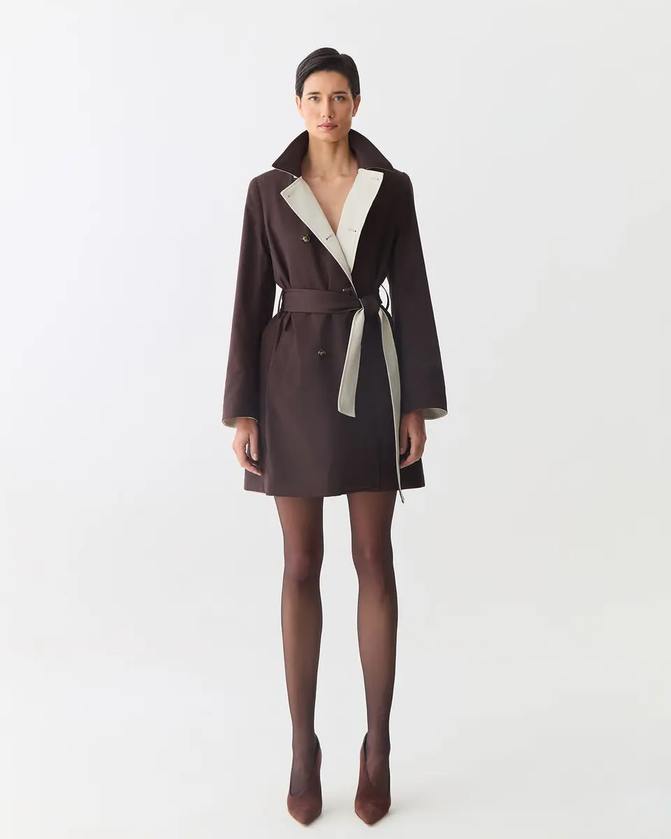 Greta Trench Coat Dupla Face
