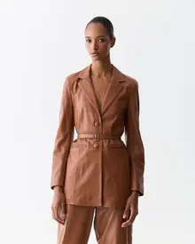 Blazer Couro Olivia