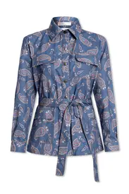 Jaqueta Over Paisley Indio